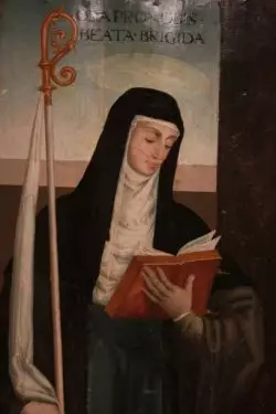 Hoy celebramos a Santa Brígida de Suecia, patrona de Europa, gran mística 1 2906 Santa Brigida Jeronimo Cosida Museo de Navarra Pamplona