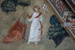María Magdalena toca al Señor