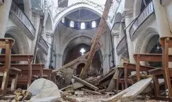 Después de gran destrucción, restaurada Catedral maronita de Aleppo, en Siria 1 The Cathedral of St Elijah in Aleppo photo 5