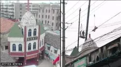 En China: las personas que reciben ayuda estatal no pueden tener símbolos religiosos en sus casas 1 cruces china