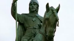 San Wenceslao, duque de Bohemia, de madre pagana, muerto por un hermano pagano 1 Wenceslao