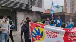 La manifestación provida en Argentina del sábado fue impresionante 3 PlantonEmbajadaArgentinaUnidosPorLaVida29112020