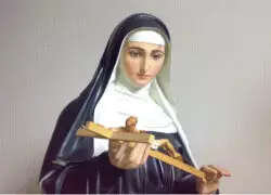 Santa Matilde, un día se dio cuenta que su discípula Santa Gertrudis, había anotado sus experiencias místicas 2 Santa Matilde