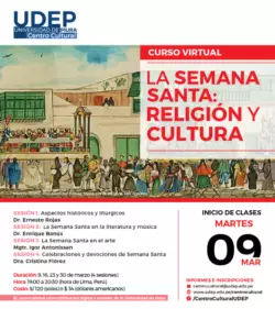 Curso La Semana Santa religion y cultura