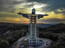 Imagem de Cristo construida no Rio Grande do Sul sera a maior do Brasil 1
