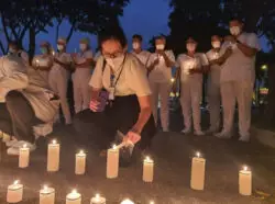 Personal de Hospital Teodoro Maldonado, en Guayaquil, pide en vigilia auxilio de Dios en la pandemia 3 Aleteia