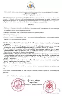 Campanas sonarán en templos de diócesis de Alcalá de Henares los días 25, en señal de defensa de la vida humana 3 Toque Oracion Alcala de Henares