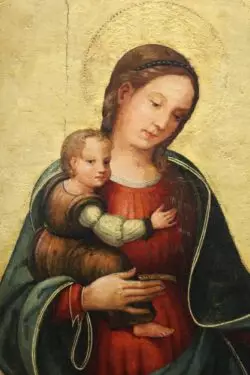 Saeta a tus sagrados ojos 3 Virgen con el Nino