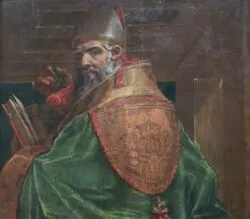 San Hilario de Poitiers nace pagano, pero Dios hizo que le llegaran las Escrituras 2 1849 San Hilario de Poitiers Gerolamo Bedoli Galleria Nazionale Parma 2