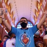 Romaria Nacional do Terco dos Homens reune 25 mil no Santuario de Aparecida