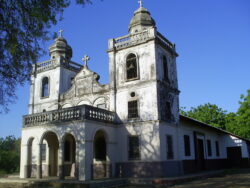 Templo parroquial Nuestra Senora de Lourdes Comarca Lechecuagos Leon. Nicaragua