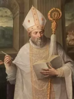 Santa Marcelina, o cómo una hermana virgen puede forjar la escultura de un gran santo 3 San Ambrosioi