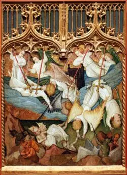 Indignación y repulsión contra la construcción de un templo satánico en México 2 521px Nicolas frances caduta degli angeli ribelli 1440 ca. spagna 01