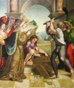 Santa Elena, Madre de Constantino quien dio libertad a la Iglesia, ella descubrió la verdadera cruz 3 Santa Elena 2