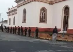 Policía orteguista impide procesión de San Jerónimo en Masaya, Nicaragua 2 Iglesia de San Jeronimo
