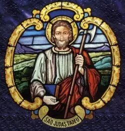 San Judas Tadeo, apóstol y primo del Señor, compañero de luchas de San Simón 2 Sao Judas Tadeu EqUPb1