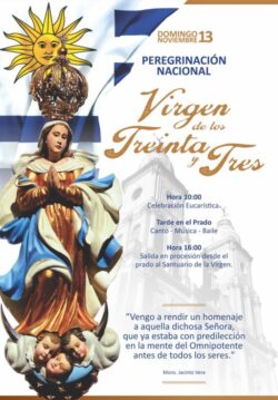 Bispos uruguaios exortam catolicos a peregrinar a Nossa Senhora dos Trinta e Tres 700x1005 1