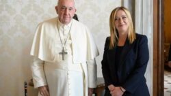 Papa Francisco se reune com Giorgia Meloni a Primeira Ministra italiana 1 700x394 1