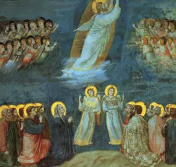 Ascensión del Señor: alegría de los buenos y pavor de los malos 2 La Ascension del SEnor Giotto Scrovegni 38 Ascension