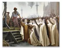 El día que la Revolución Francesa asesinó a 16 vírgenes: las Carmelitas de Compiègne 2 R187 As carmelitas de Compiegne na Place de la Nation 700x550 1
