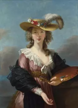 Pía la Shitzu, Madame Vigée Lebrun y la verdadera felicidad de los hijos de Dios 2 800px Self portrait in a Straw Hat by Elisabeth Louise Vigee Lebrun