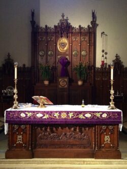 810px High Altar of Palmer Memorial Episcopal Church during Lent 700x933 1