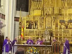 Tres cardenales en la misa de funeral por Mons. João Scognamiglio Clá Dias, en Madrid 2 9 7