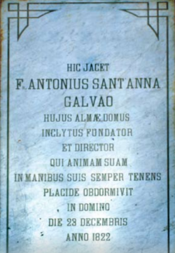 Lapide de Santo Antonio de Santana Galvao