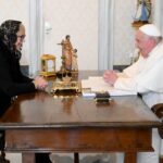 Papa Francisco recebe a presidente da Eslovenia no Vaticano 2