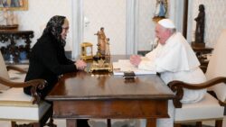 Papa Francisco recebe a presidente da Eslovenia no Vaticano 2