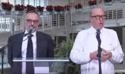 Amplia rueda de prensa en el Gemelli: Infección contenida en el Papa; el riesgo es que pase a la sangre 2 7 7