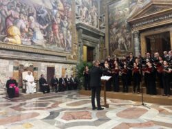 León XIV hizo una ‘canonización’ de la polifonía de Palestrina, en conmemoración de sus 500 años 1 Immagine WhatsApp 2025 06 18 ore 20.25.22 5f9220bd 696x522 1