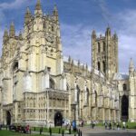 Canterbury Cathedral Portal Nave Cross spire