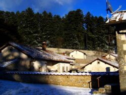 038 Eremo de la Camaldula Casas donde viven los eremitas