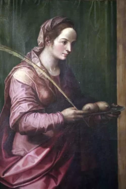 Santa Águeda, noble muy bella, perseguida por lujurioso gobernador, restaurada por Cristo 3 18980 FL 700x1050 1