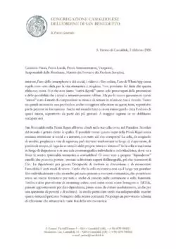 Prior general de los camaldulenses: el uso de internet sí representa un desafío para los monasterios 3 626736435 10242793575162336 17368614507708986 n