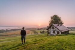 man standing near house tree daytime 700x469 1