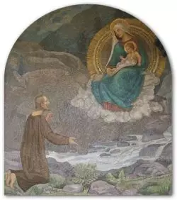 Nicolás de Flüe: Espectáculo para ángeles y hombres, patrono de Suiza 2 R243 HAG Sao Nicolau de Flue em uma visao