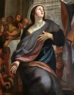 Santa Gala, noble romana, prefirió dedicarse a la oración y a los pobres que volverse a casar 2 7