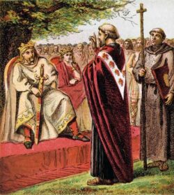 San Agustín de Canterbury, enviado por San Gregorio Magno para evangelizar Inglaterra 3 6 12