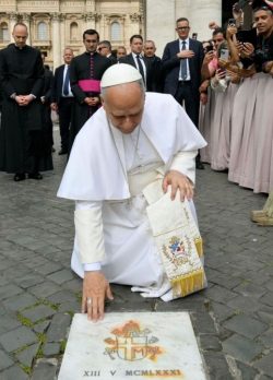Audiencia General papal: La Virgen María, modelo perfecto de lo que la Iglesia está llamada a ser 3 vatican media 13 maio 250x348 1