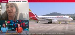 Como que Dios no quiere que el Papa se vaya de España: Por dificultad técnica León bajó del avión 2 Sin titulo 5