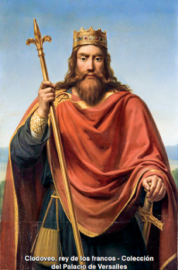 Santa Clotilde y la conversión de Clovis 3 clovis rey