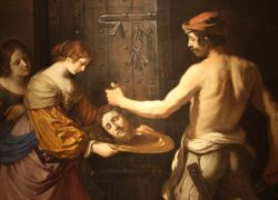 Martirio de San Juan Bautista, prefigurando la sangre que derramaría el Cordero 2 6 1