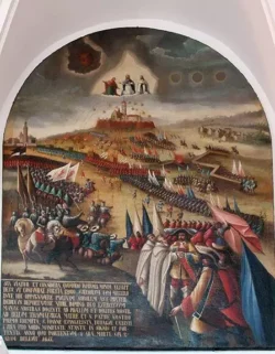 Nuestra Señora apuntó los cañones contra los herejes 2 Oblezenie Jasnej Gory przez Szwedow w 1655