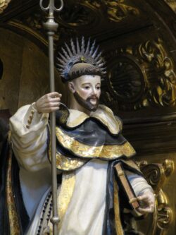 Santo Domingo de Guzmán, el que recibió el Rosario de la Virgen, faro de la buena doctrina 2 Santo Domingo de Guzman Real Monasterio de Sancti Spiritus Dominicas TORO ESPANA 3