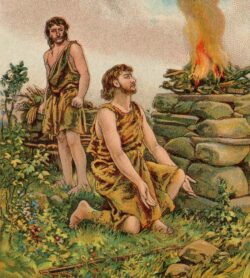 The Story of Cain and Abel Bible Card 700x779 1