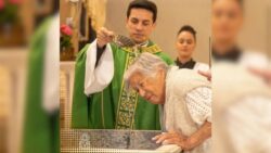 Dama brasileña de 101 años recibió el bautismo 2 Aos 101 anos brasileira recebe os sacramentos da iniciacao crista