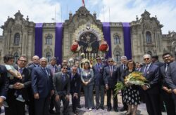 El Señor de los Milagros entró al Palacio de Gobierno peruano 3 2 5